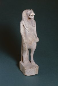 Estatuilla de Taweret, diosa del matrimonio y la crianza de los hijos, 2º-1º siglo a.C.